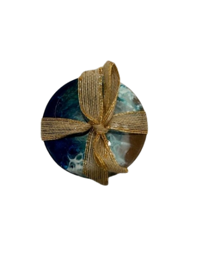 Resin Coasters blue